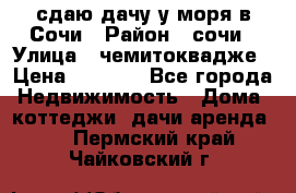 сдаю дачу у моря в Сочи › Район ­ сочи › Улица ­ чемитоквадже › Цена ­ 3 000 - Все города Недвижимость » Дома, коттеджи, дачи аренда   . Пермский край,Чайковский г.